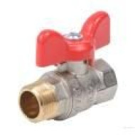 Кран шар Dist лат Эксперт нк Ду25 Ру40 м/р полн баб Н123Б