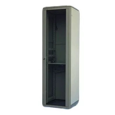 Шкаф напольный 47U Netko серия TS(AS) (800х1000х2277), передняя дверь стекло, чёрный, разобранный