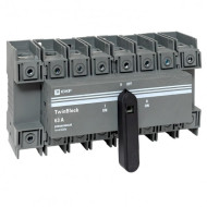 Рубильник EKF TwinBlock 4-полюсной 63А с рукояткой управления