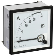 Амперметр IEK Э47 72х72мм 50А кл. точн. 1.5 IPA10-6-0050-E