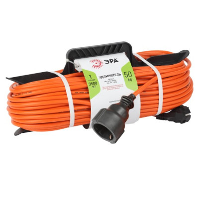 Удлинитель-шнур ЭРА на рамке 1х50м с заземлением 16А IP20 UFx-1e-3х1.5-50m