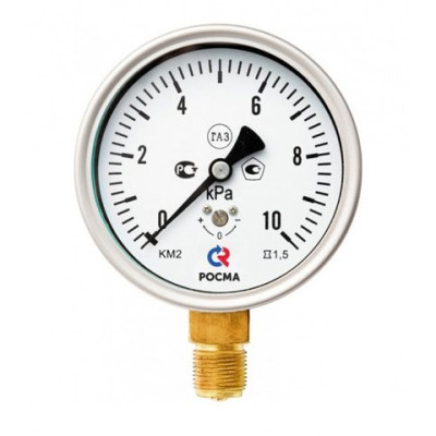 Напоромер Росма КМ-22Р (0-10kPa) М20х1,5