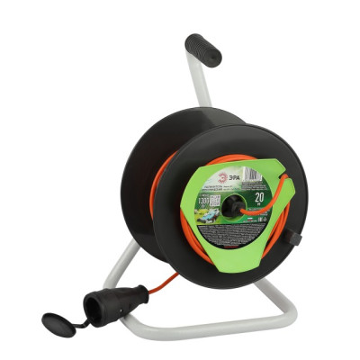 Удлинитель на катушке Эра 1х20м без заземления RP-1-2x0.75-20m ПВС 2х0.75