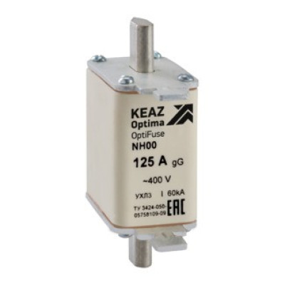 Вставка плавкая КЭАЗ OptiFuse NH00-80-400AC-0-gG-УХЛ3