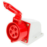 Розетка стационарная Rexant 115 16А 3Р+РЕ+N 380В IP44