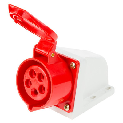 Розетка стационарная Rexant 115 16А 3Р+РЕ+N 380В IP44