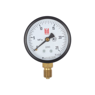 Манометр BD ДМ 1 Т2 063 Р (0-25) МПа, кл.1,5, М12Х1,5