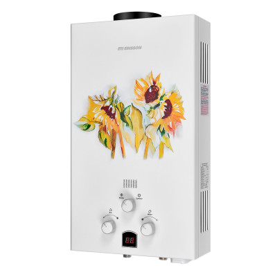 Водонагреватель газовый EDISSON E 20 GD (Подсолнухи)