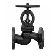 Клапан запорный Сантехкомплект чугун 15кч16нж Ду32 Ру25 фл TYCX