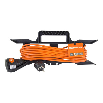 Удлинитель-шнур силовой на рамке TDM ELECTRIC УШ10 50м ПВС 2х1,0