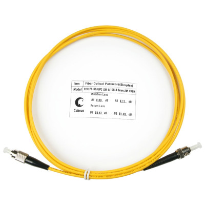 Оптический патч-корд FC-ST Cabeus FOP(s)-9-FC-ST-2m 9/125 2 метра