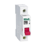 Выключатель нагрузки Dekraft 1п ВН-102 63А, 17003DEK