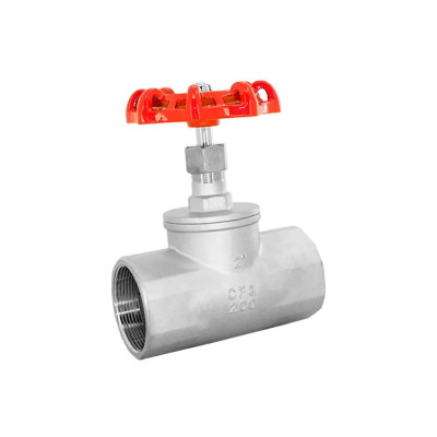 Вентиль запорный муфтовый нержавеющий, AISI304 DN25 (1"), (CF8), PN40