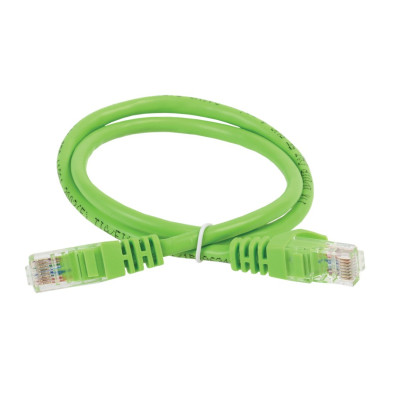 Коммутационный шнур (патч-корд), ITK кат.5Е UTP, 0,5м, зеленый
