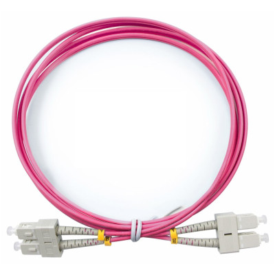 Оптический патч-корд SC-SC Cabeus FOP-50-OM4-SC-SC-2m 50/125 (ОМ4) 2 метра