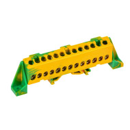 Шина IEK TEKFOR PE "земля" в комб. изол. "Стойка" 6х9-13-ЖЗ