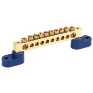 Шина нулевая IEK ШНИ-8х12-10-У2-С на двух угловых изоляторах YNN10-812-10C2-K07