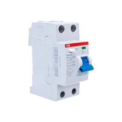 Выключатель дифференциального тока ABB F202 63А 30мА тип AC