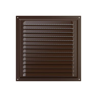 Решетка ERA 2525МЭ, металл, коричневая