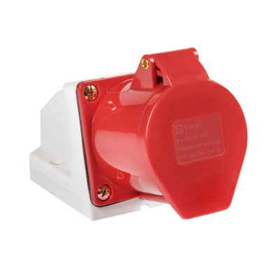 Розетка кабельная EKF PROxima силовая стационарная наружная 115 3Р+РЕ+N 16А 380В IP44