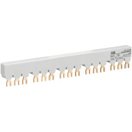 Шинная разводка АВВ 3ф до 65А для 5-ти автоматов типа MS116, MS132 без доп. контактов