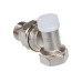 Вентиль обратный угловой Uni-fitt НВ 3/4" с разъёмным соединением, никелированный