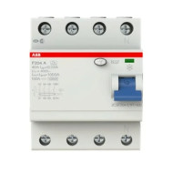 Выключатель дифференциального тока 4-модульный ABB F204 A-25/0,03