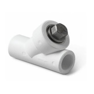 Фильтр PP-R РосТурПласт 32695 белый сетчатый Ду20х90гр