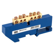 IEK YNN10-69-6D-K07 Шина нулевая ШНИ-6х9-6-Д-С на DIN-изол. ШНИ
