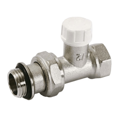 Вентиль обратный быстрого монтажа UNI-FITT НВ 1/2" с разъёмным соединением, никелированный