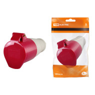 Розетка переносная TDM ELECTRIC 225 3Р+РЕ+N 32А 380В IP44