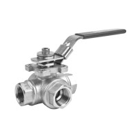 Кран шаровой 1/4" 3WAYL316-PPM008
