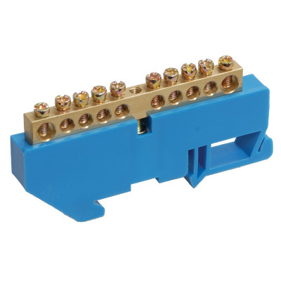 Шина IEK нулевая на DIN-изол. ШНИ-8х12-18-Д-С