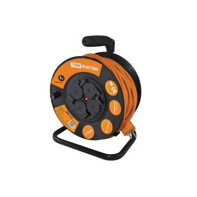 Удлинитель силовой TDM ELECTRIC УКз16-004 TDM (IP44 4 места/30м ПВС 3х1,5)