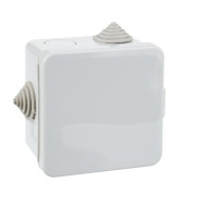 Коробка IEK КМ41238 распределительная ОП 80х80х50 о/к IP54 7 вв. (7035)