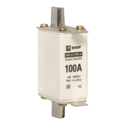 Предохранитель EKF PROxima ППН-33 100/100А габарит 00