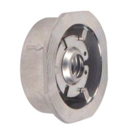 Обратный клапан GROSS пружинный тарельчатый нерж сталь DN 25, PN 40 (тип 812)