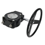 Редуктор DN.ru RDN RQN2-150Z-T24 Ру16 для четвертьоборотной запорно-регулирующей арматуры, корпус - алюминиевый сплав, квадрат штока 11х11, F05