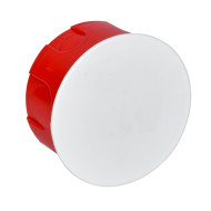 Коробка распаячная КМ41007 d80x40мм для твердых стен (с крышкой) IEK UKT11-080-040-000