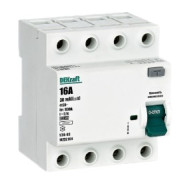 Выключатель дифференциального тока Dekraft УЗО 03-6кА-4P-016А-030-AC