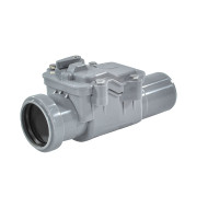 Клапан обратный PP-H РосТурПласт серая б/н Дн50 в/к