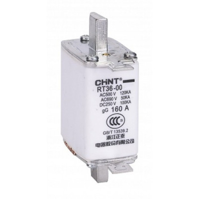 Вставка плавкая предохранителя CHINT RT36-1-250 габарит 1 125А, 521186