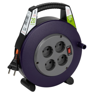 Удлинитель силовой ЭРА BPx-4-2x0,75-20m