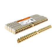 Шина TDM ELECTRIC "N" нулевая 6х9мм 22/1 (22 группы/крепеж по центру)