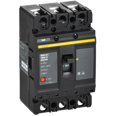 Выключатель-разъединитель IEK KARAT MASTER ВН88-32 3P 125А