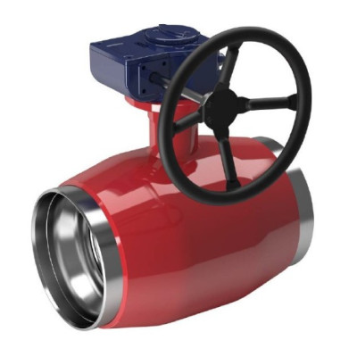 Шаровой кран NAVAL NAVALSTEAM для пара сварка DN 125, PN 25 с редуктором