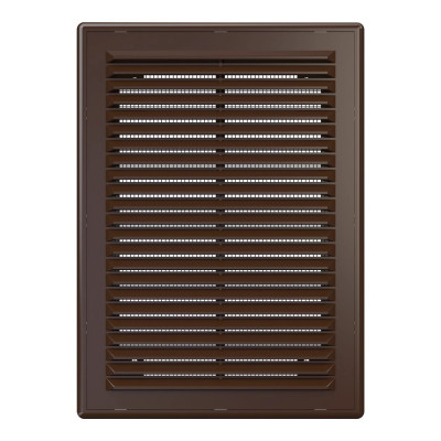 Решетка регулируемая ERA 1825P, коричневая