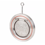 Клапан обратный одностворчатый GENEBRE 2406 14 DN150 PN16, корпус - CF8M, диск - CF8М, уплотнение - Viton (FKM), М/Ф