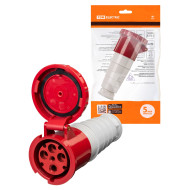 Розетка переносная TDM ELECTRIC 234 3Р+РЕ 63А 380В IP54