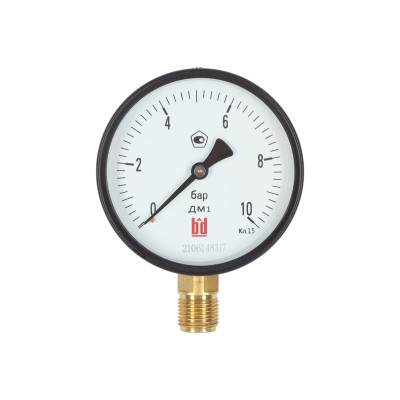 Манометр BD ДМ 1 Т2 100 Р (0-10) бар, кл.1,5 G1/2